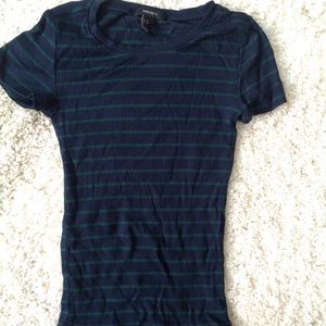 Striped forever21 tee